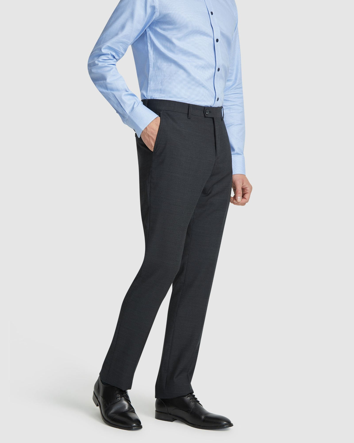 HOPKINS WOOL STRETCH SUIT TROUSERS MENS SUITS