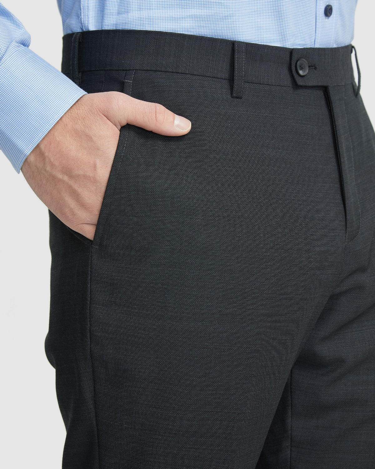 HOPKINS WOOL STRETCH SUIT TROUSERS MENS SUITS