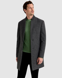 AUSTIN WOOL RICH OVERCOAT MENS JACKETS AND COATS