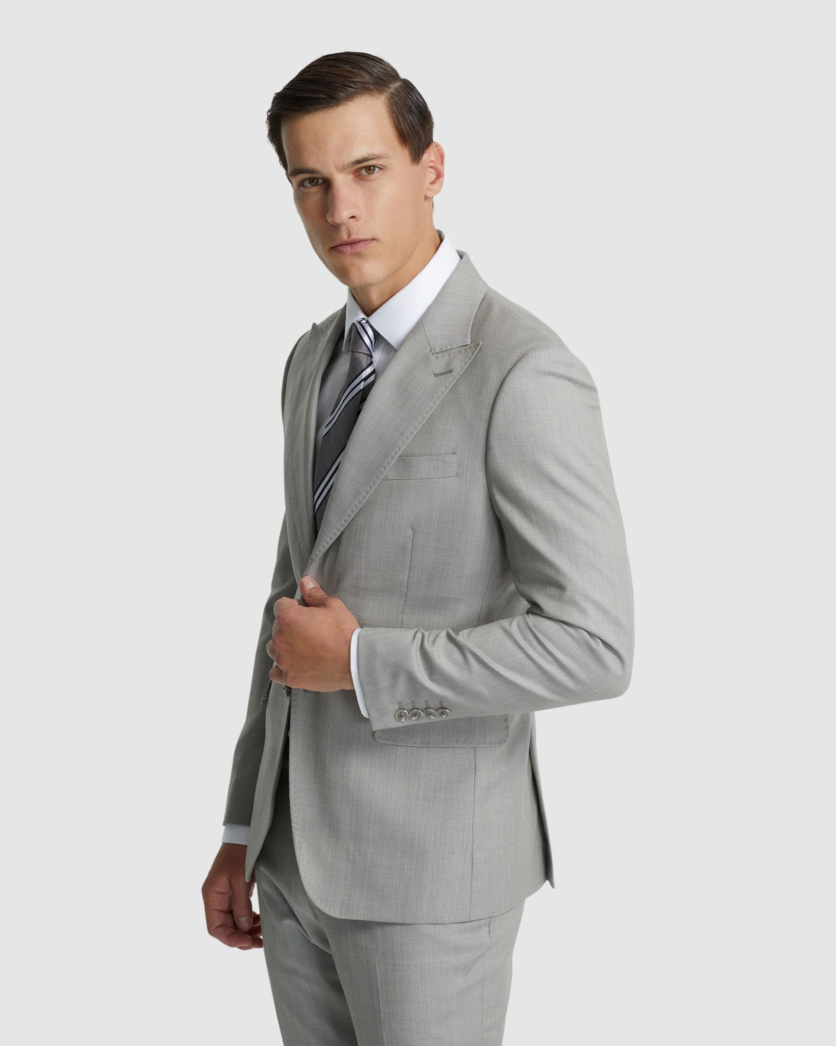 BYRON WOOL SUIT JACKET WITH PEAK LAPEL - AVAILABLE ~ 1-2 weeks MENS SUITS