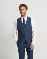 BUTTERWORTH LINEN BLEND WAISTCOAT MENS JACKETS AND COATS