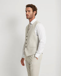 Butterworth Linen Blend Waistcoat