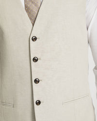 Butterworth Linen Blend Waistcoat
