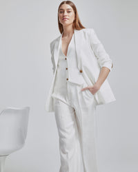 WILLOW LINEN JACKET - AVAILABLE ~ 1-2 weeks WOMENS SUITS JKTS COATS