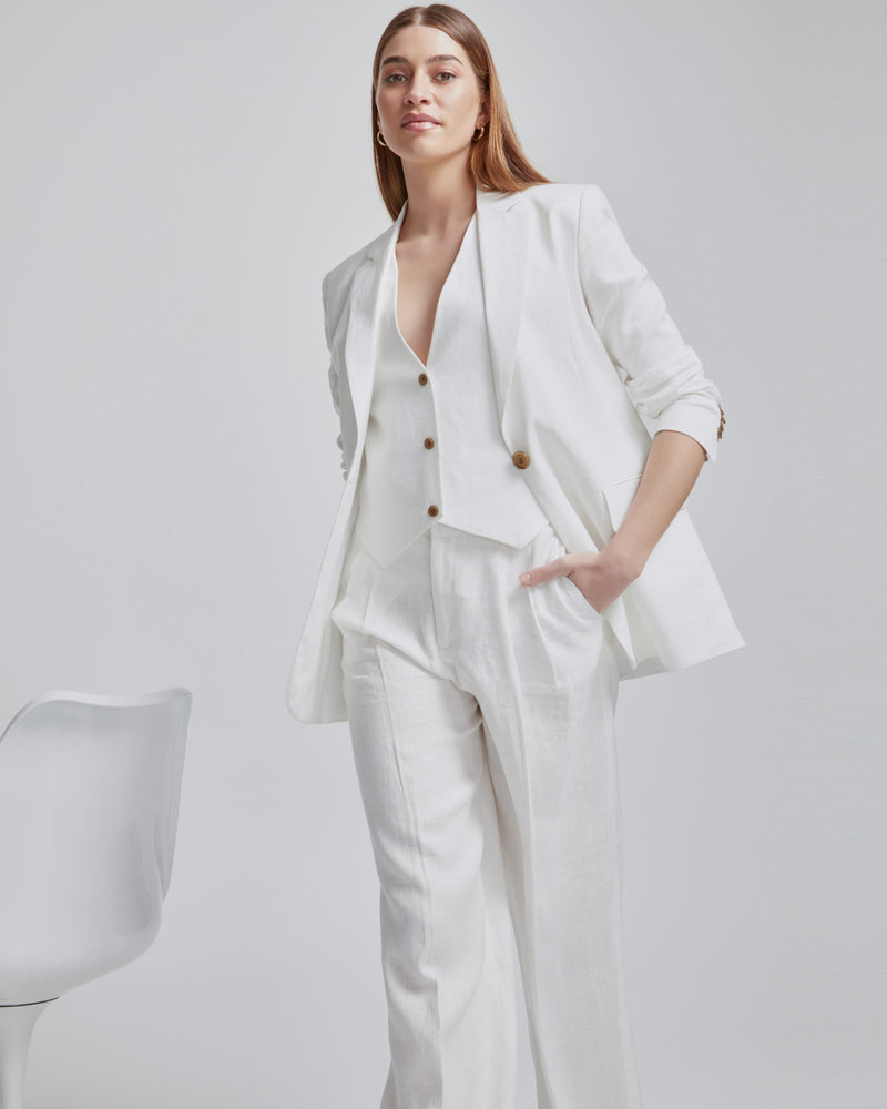 WILLOW LINEN JACKET - AVAILABLE ~ 1-2 weeks WOMENS SUITS JKTS COATS