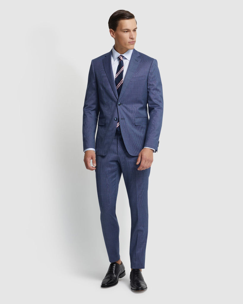 Auden Wool Suit Jacket – 100% Merino Wool, Slim Fit, Stylish Blue ...