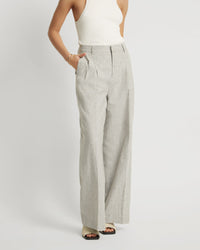 SONIA LINEN BLEND PANTS WOMENS PANTS