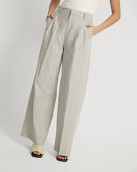 SONIA LINEN BLEND PANTS WOMENS PANTS