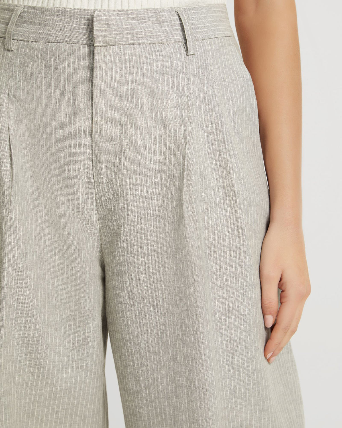 SONIA LINEN BLEND PANTS WOMENS PANTS