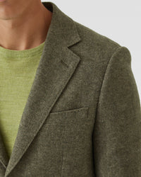 BLAKE WOOL RICH HERRINGBONE BLAZER MENS JACKETS AND COATS