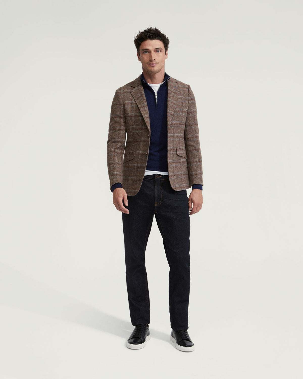 BLAKE WOOL RICH CHECKED BLAZER MENS JACKETS AND COATS