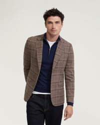 BLAKE WOOL RICH CHECKED BLAZER MENS JACKETS AND COATS