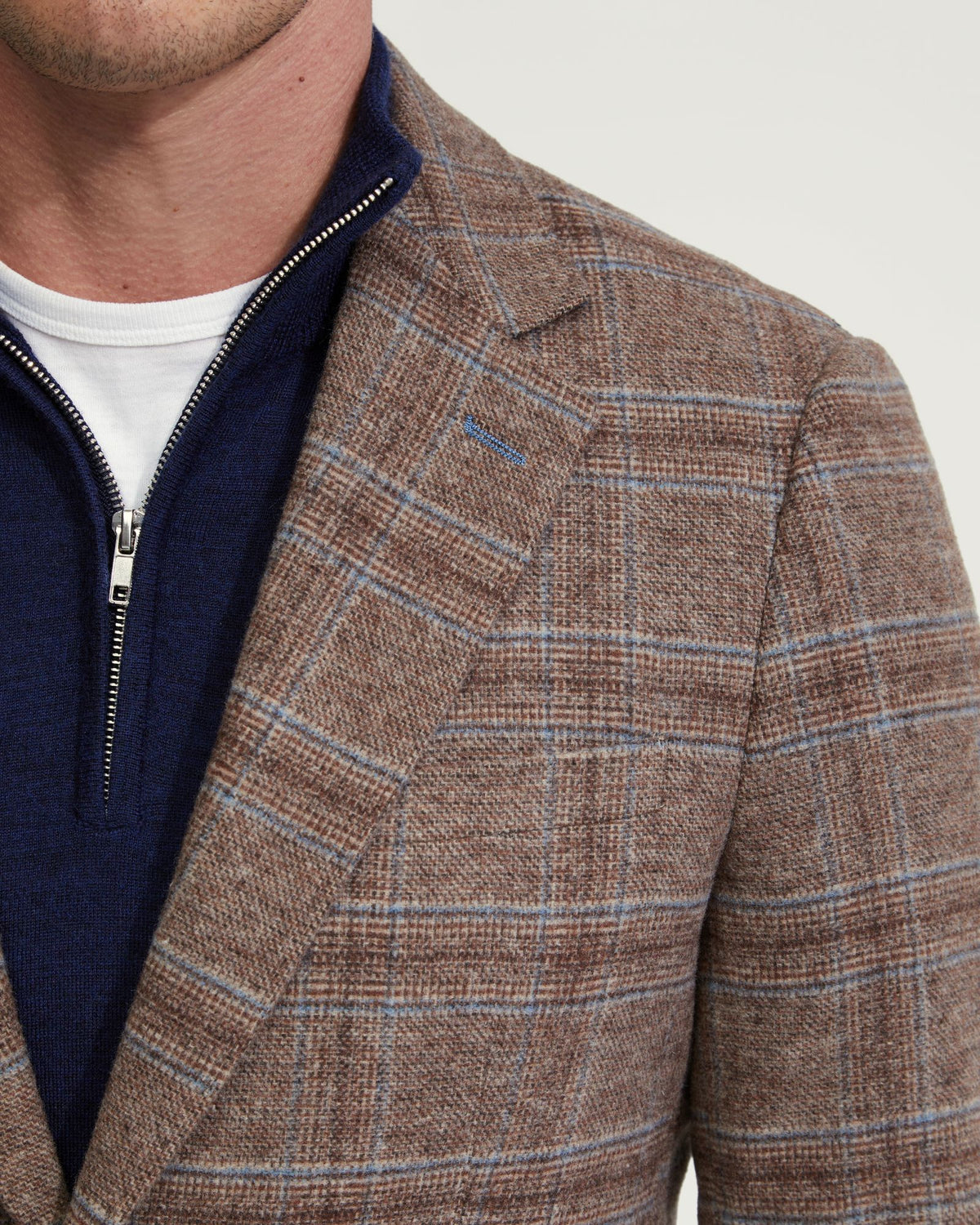 BLAKE WOOL RICH CHECKED BLAZER MENS JACKETS AND COATS