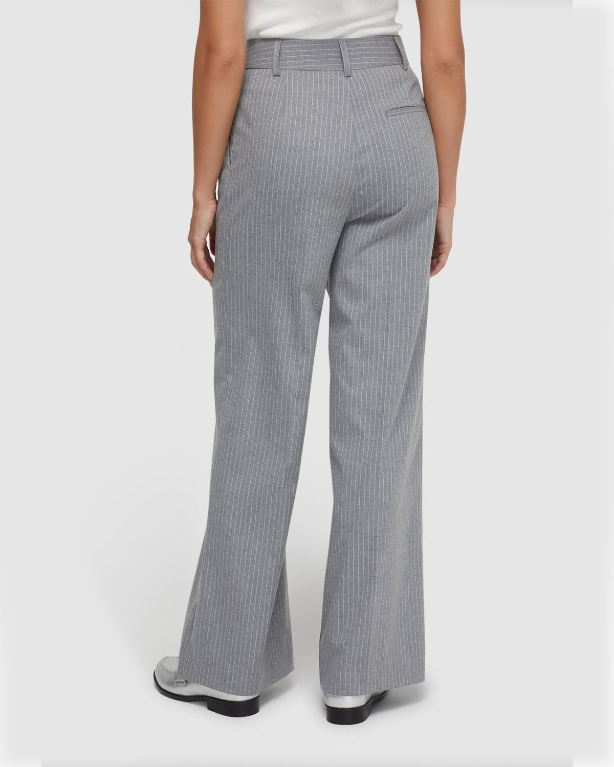 LYDIA PINSTRIPE SUIT TROUSERS WOMENS PANTS