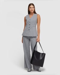 ALICE PINSTRIPE SUIT WAISTCOAT WOMENS SUITS JKTS COATS