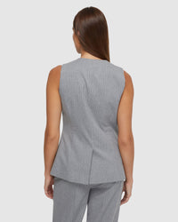 ALICE PINSTRIPE SUIT WAISTCOAT WOMENS SUITS JKTS COATS