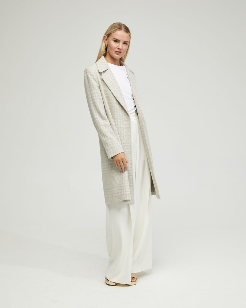SUNNY WOOL RICH CHECK COAT - AVAILABLE ~ 1-2 weeks WOMENS SUITS JKTS COATS