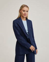 LOLA LINEN JACKET WOMENS SUITS JKTS COATS