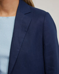 LOLA LINEN JACKET WOMENS SUITS JKTS COATS