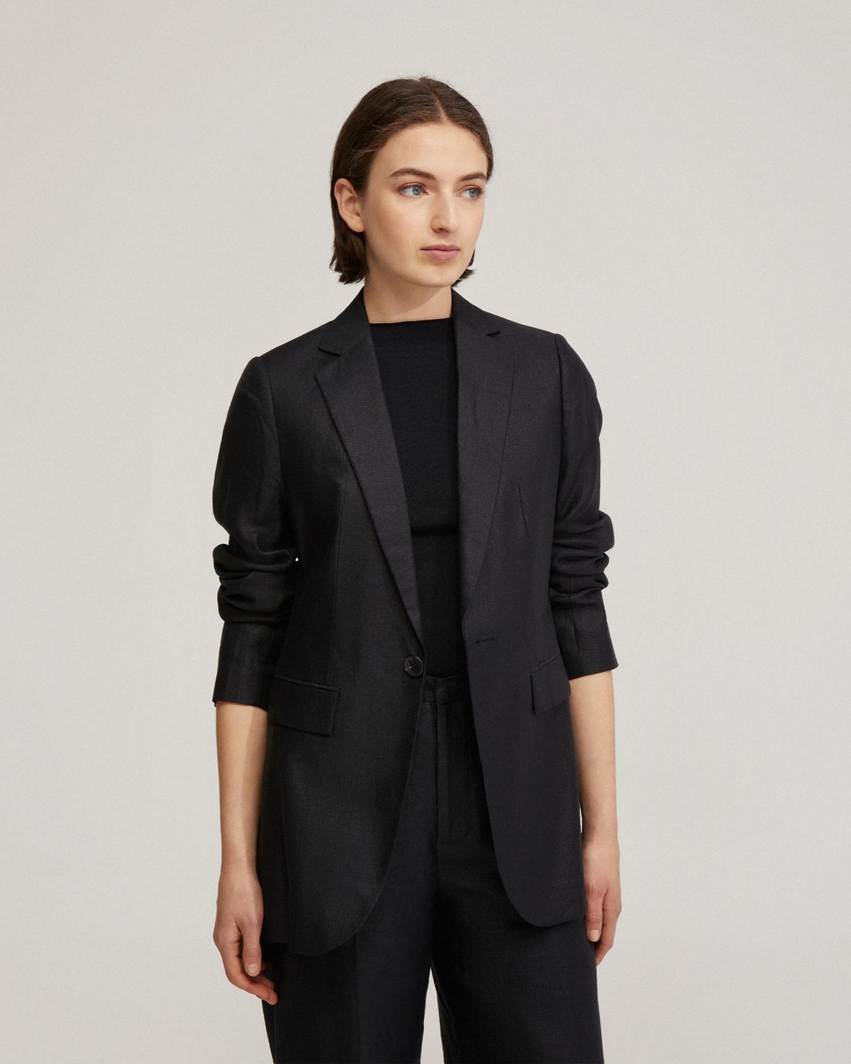 LOLA LINEN JACKET WOMENS SUITS JKTS COATS