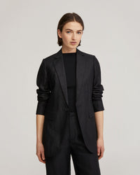 LOLA LINEN JACKET WOMENS SUITS JKTS COATS