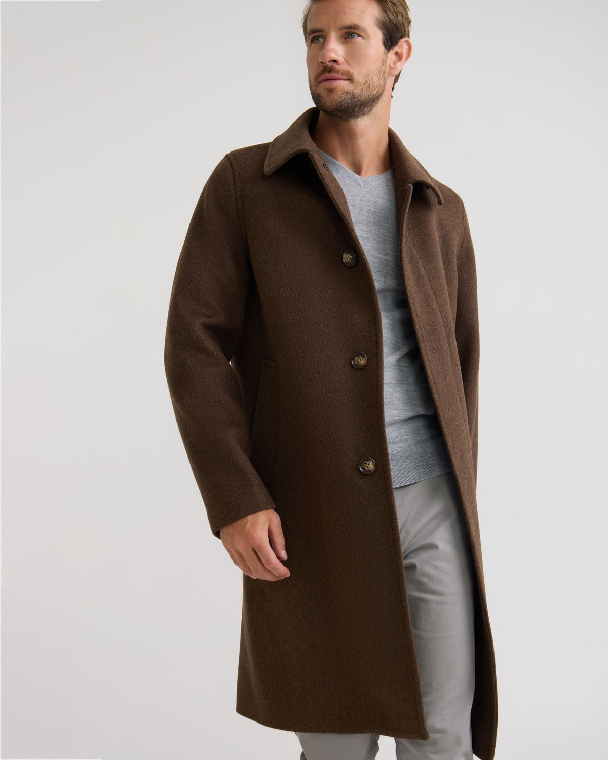Casper Wool Coat MENS JACKETS AND COATS