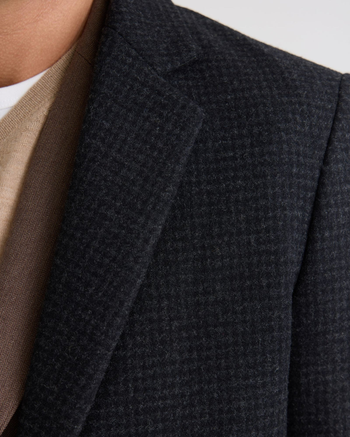 George Wool Check Coat MENS JACKETS AND COATS