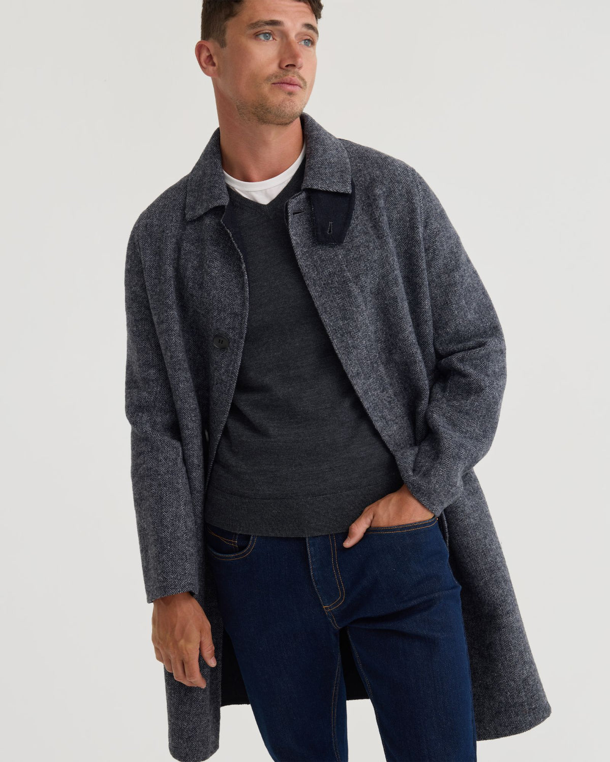 Casper Wool Coat MENS JACKETS AND COATS