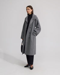 Edi Herringbone Coat WOMENS SUITS JKTS COATS