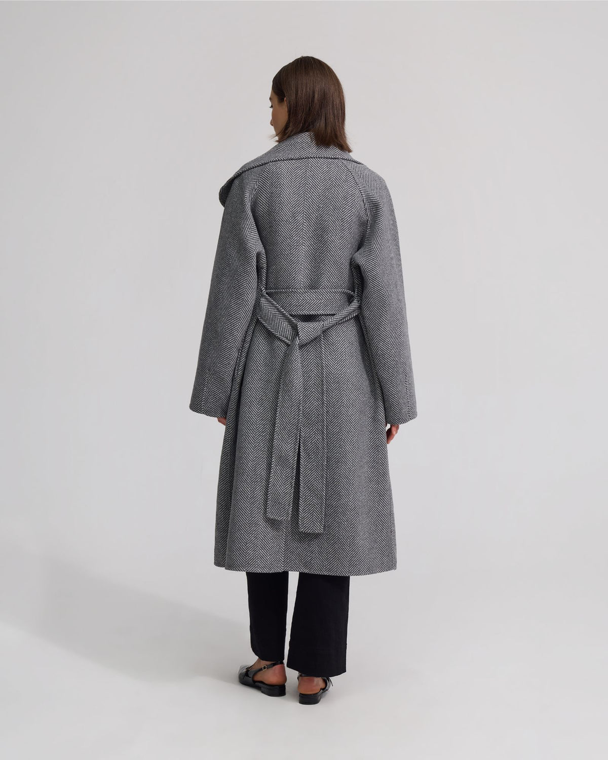 Edi Herringbone Coat
