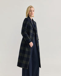 Lily Checked Wool Coat - Available ~ 1-2 weeks WOMENS SUITS JKTS COATS