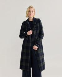 Lily Checked Wool Coat - Available ~ 1-2 weeks WOMENS SUITS JKTS COATS