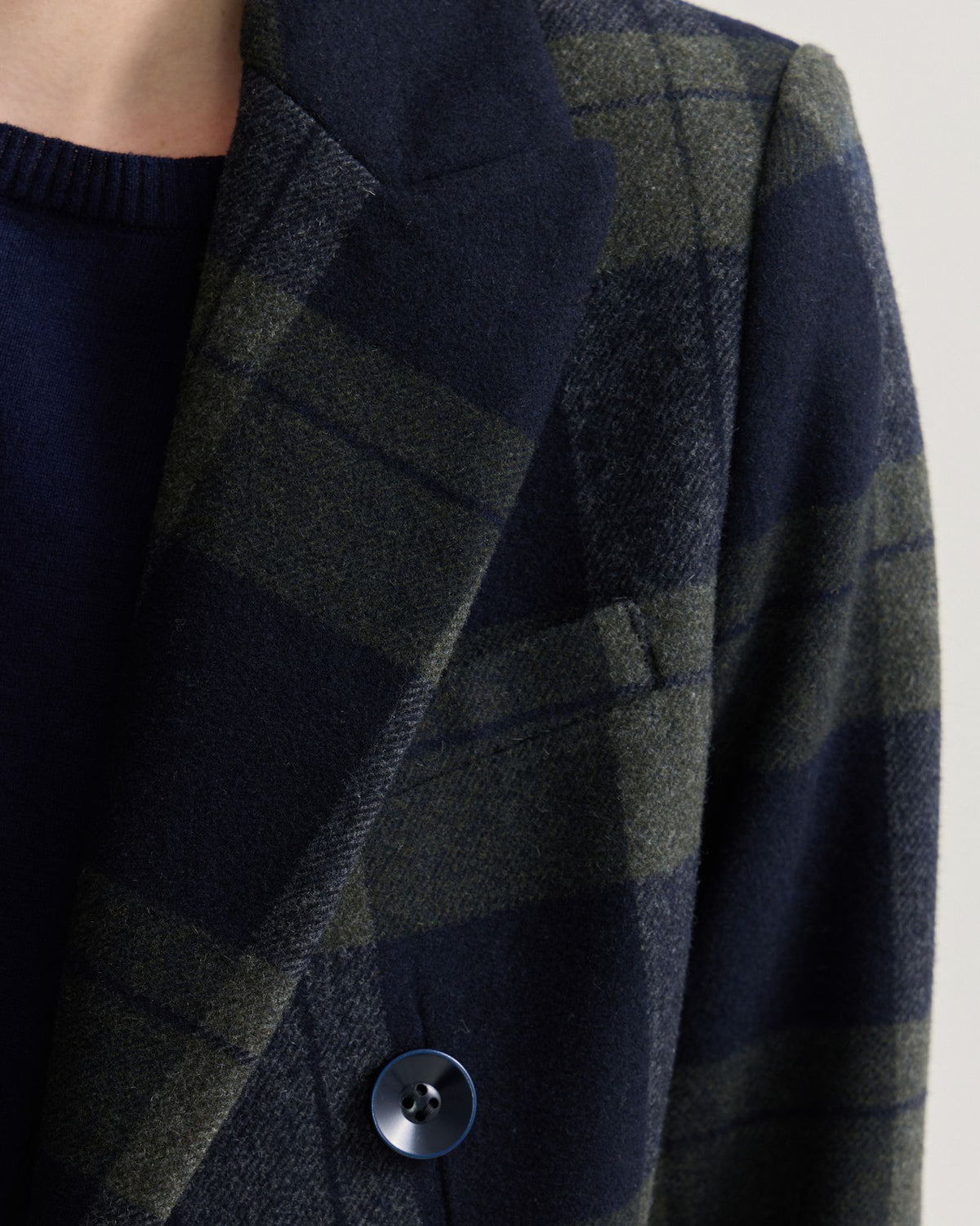 Lily Checked Wool Coat - Available ~ 1-2 weeks WOMENS SUITS JKTS COATS