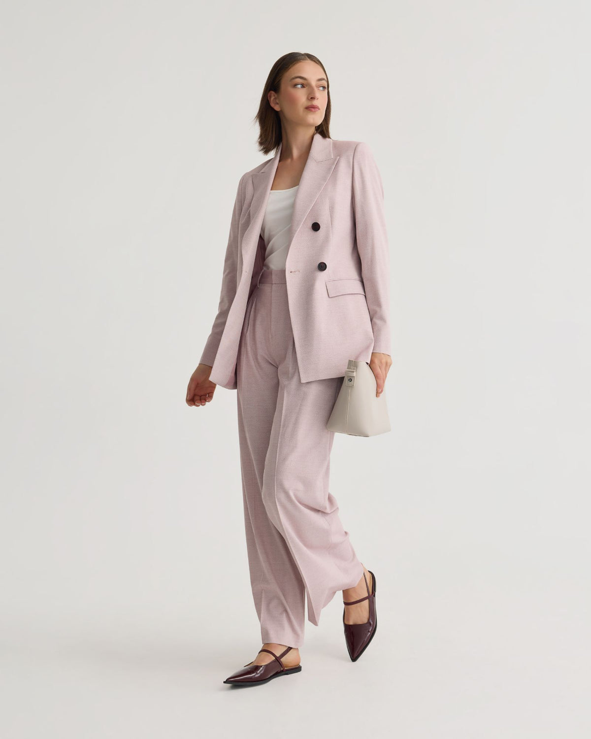 Jenna Double Breasted Eco Blazer WOMENS SUITS JKTS COATS