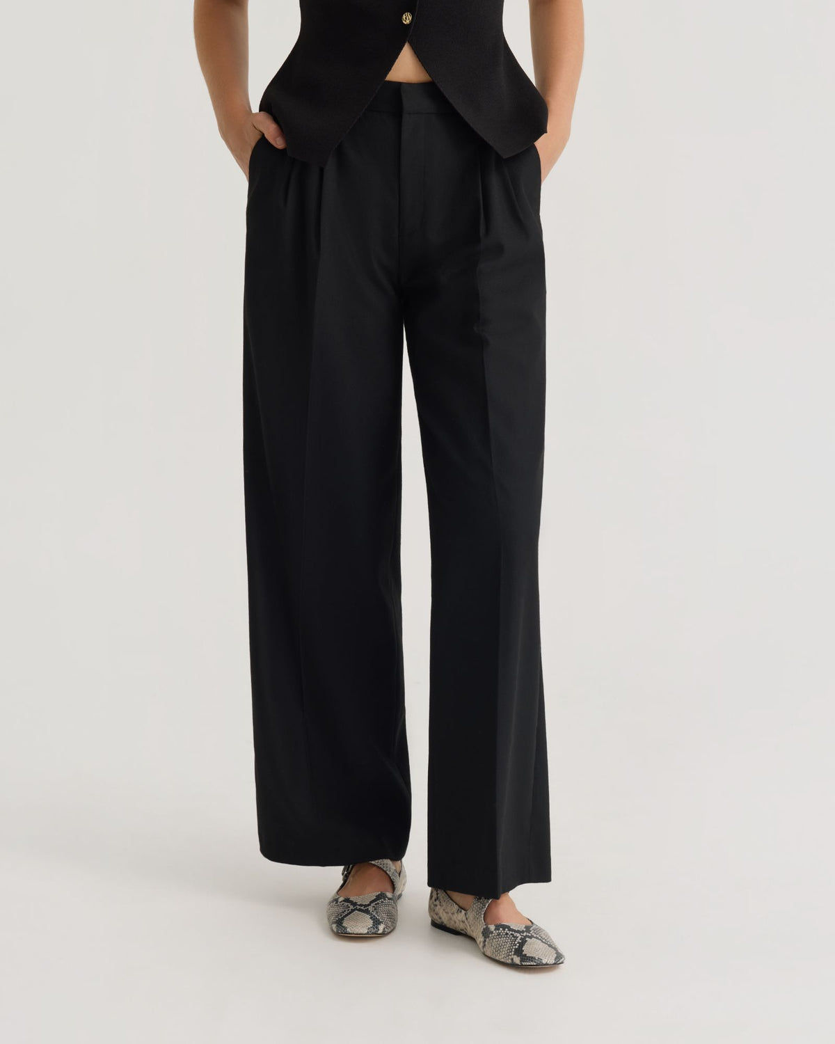 Sonia Pleat Front Eco Pants WOMENS PANTS