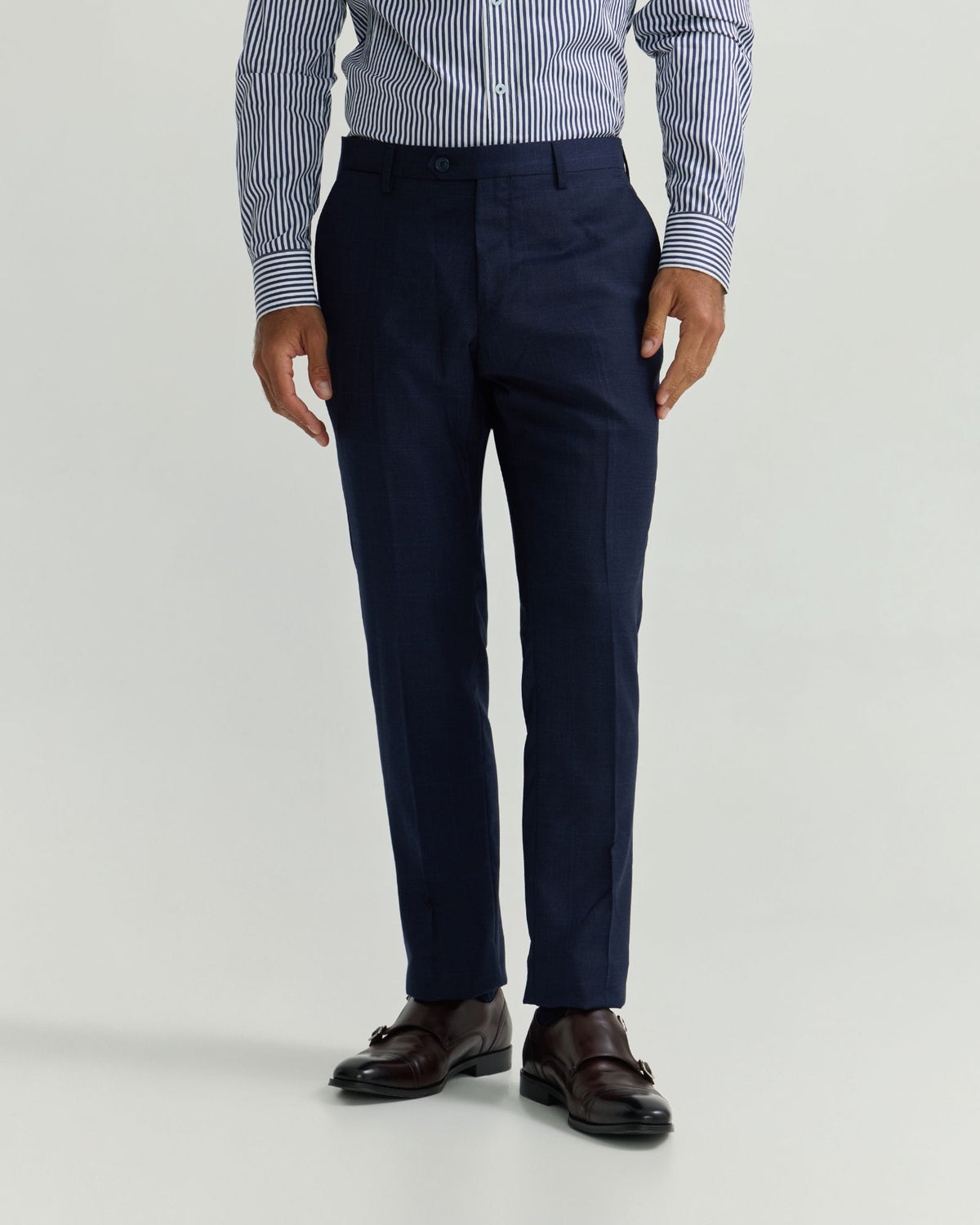 Auden Wool Checked Suit Trouser MENS SUITS