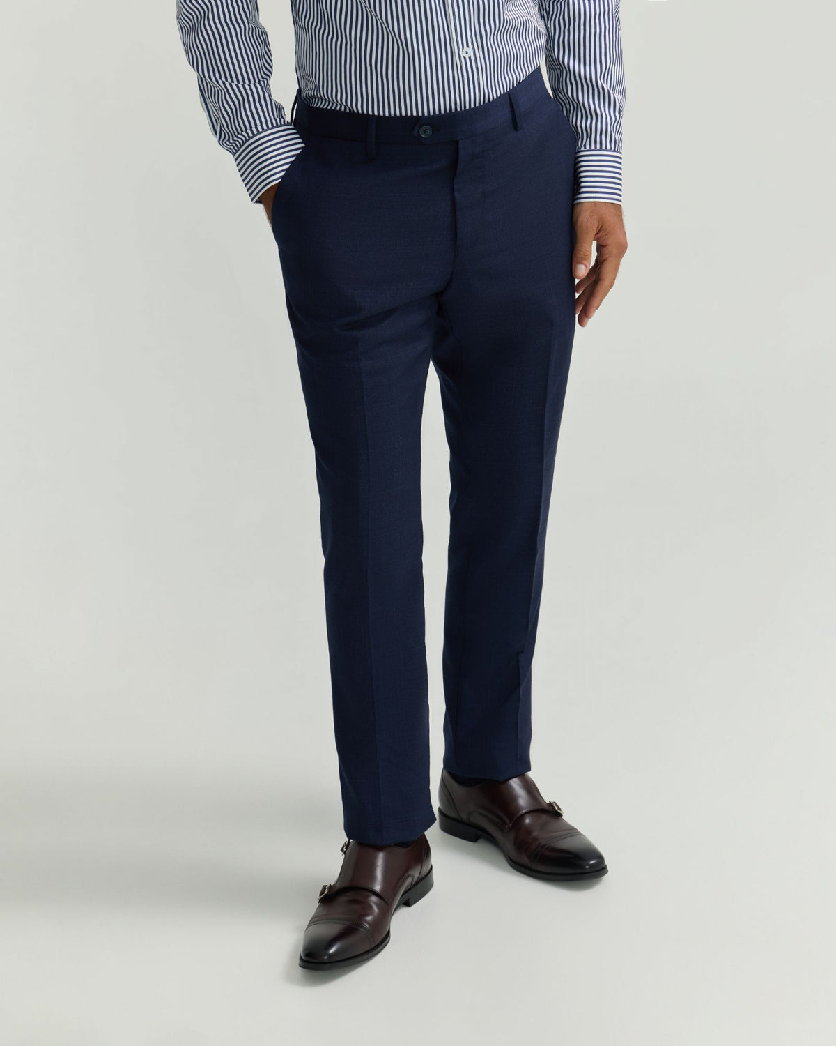 Auden Wool Checked Suit Trouser MENS SUITS