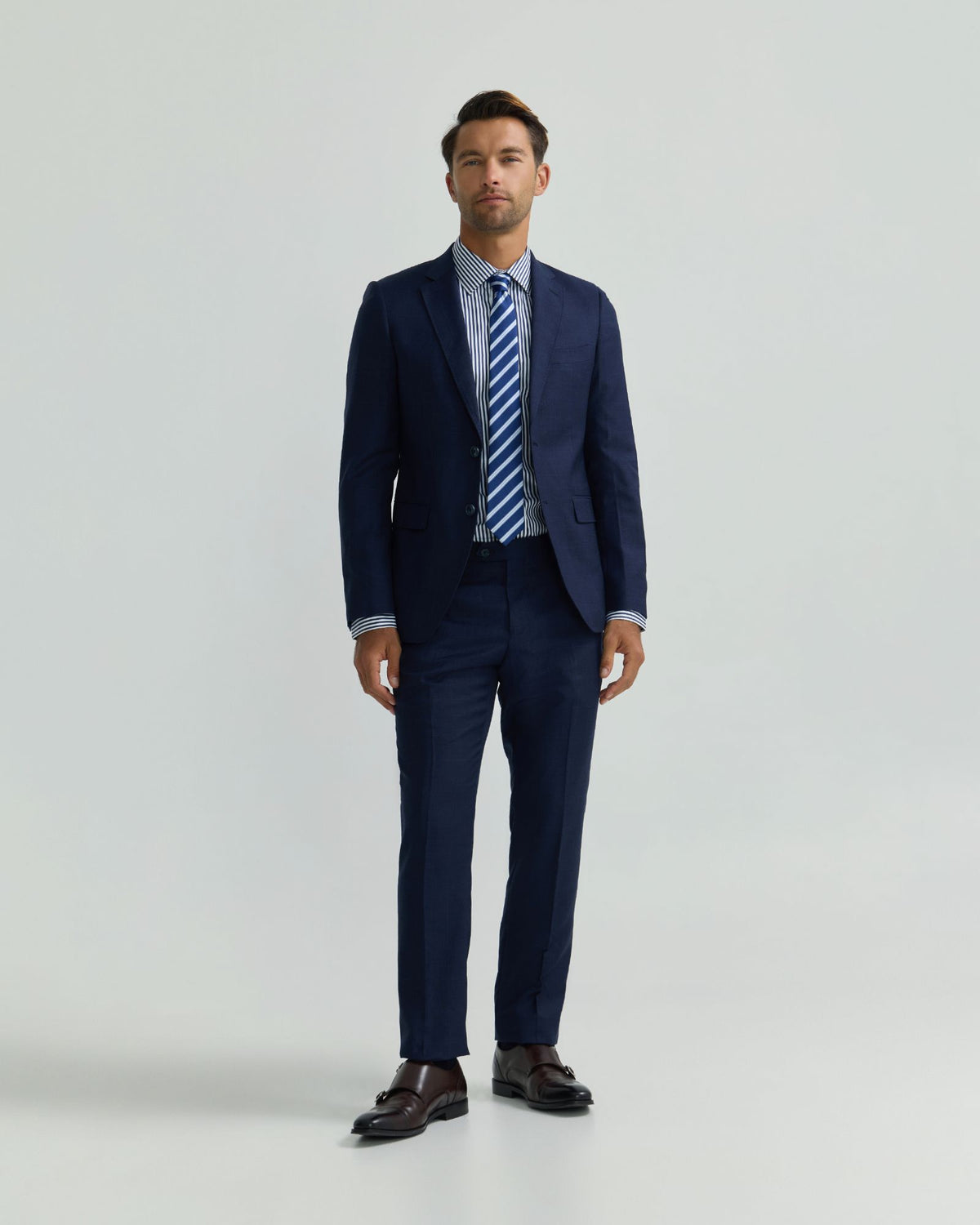 Auden Wool Checked Suit Trouser MENS SUITS
