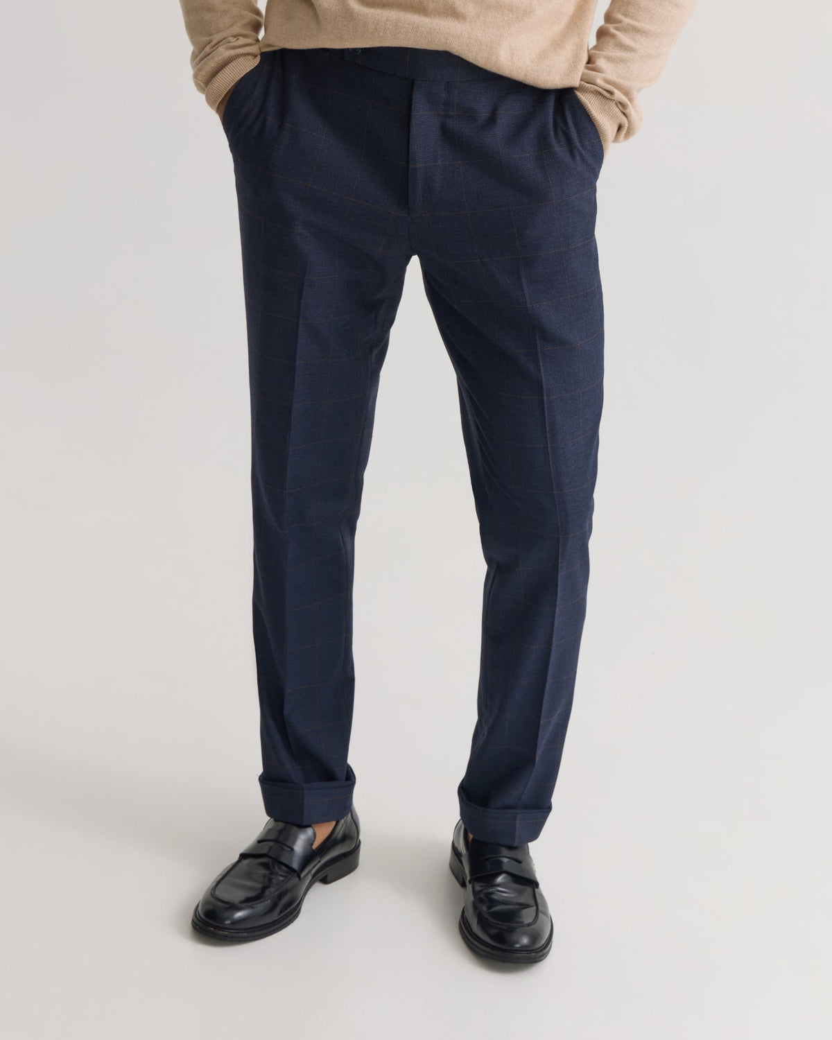 Byron Side Tab Cuff Trousers MENS TROUSERS