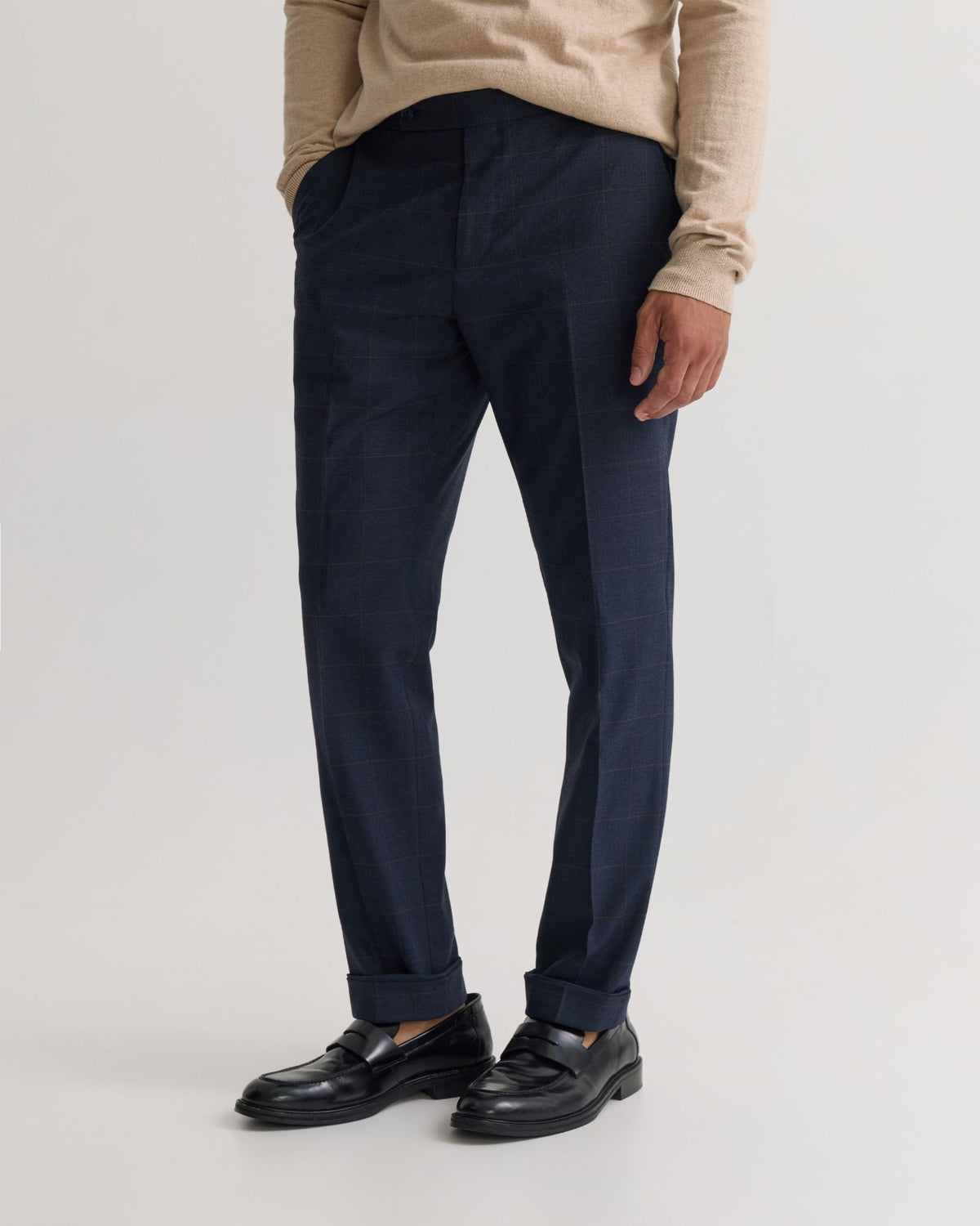 Byron Side Tab Cuff Trousers MENS TROUSERS