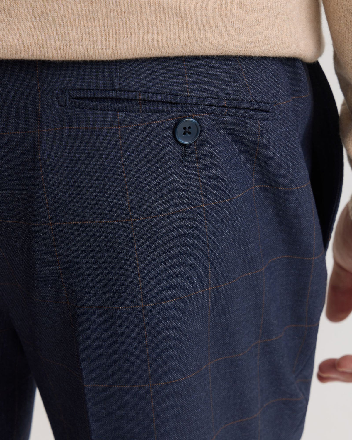 Byron Side Tab Cuff Trousers MENS TROUSERS