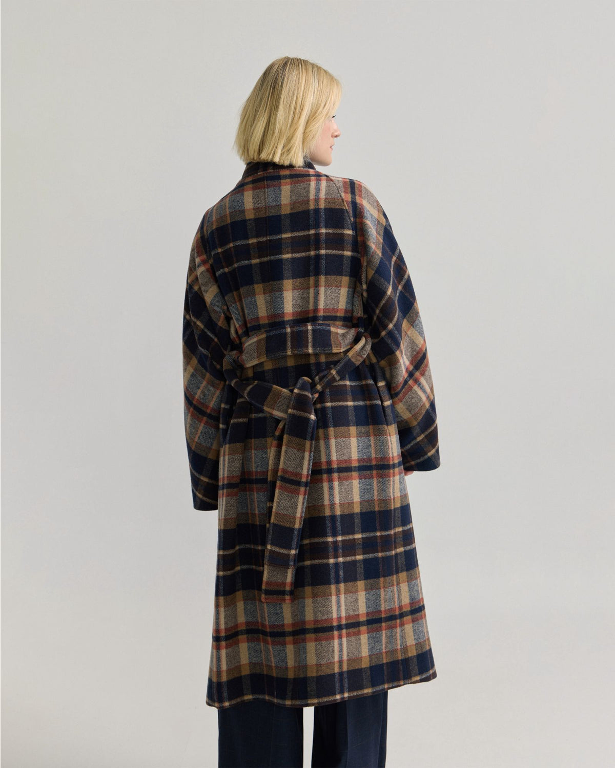 Edi Wool Checked Coat WOMENS SUITS JKTS COATS