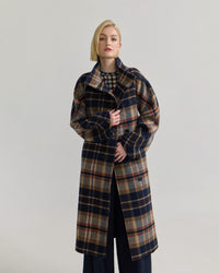 Edi Wool Checked Coat WOMENS SUITS JKTS COATS