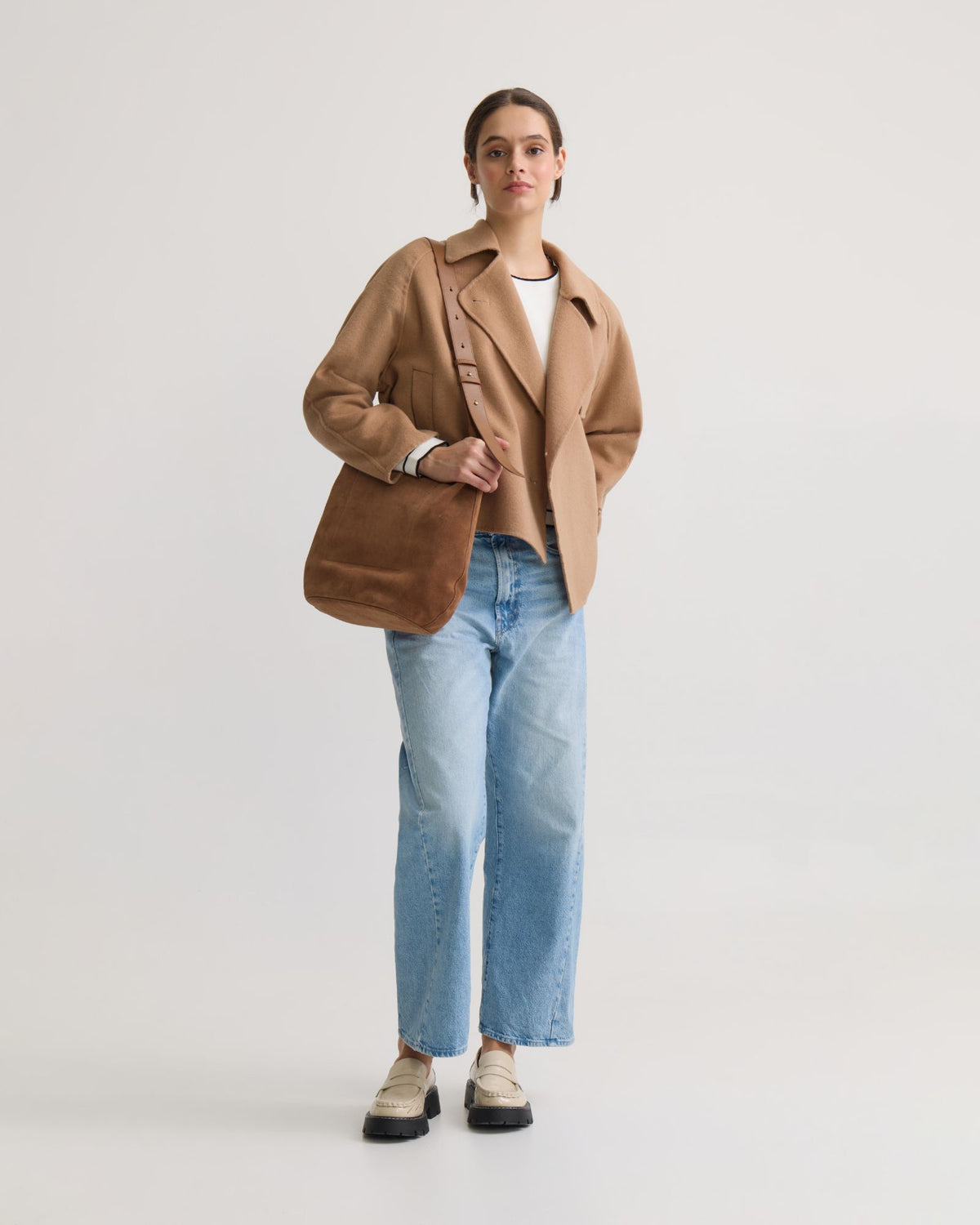 Daisy Wool Crop Trench Jacket WOMENS SUITS JKTS COATS