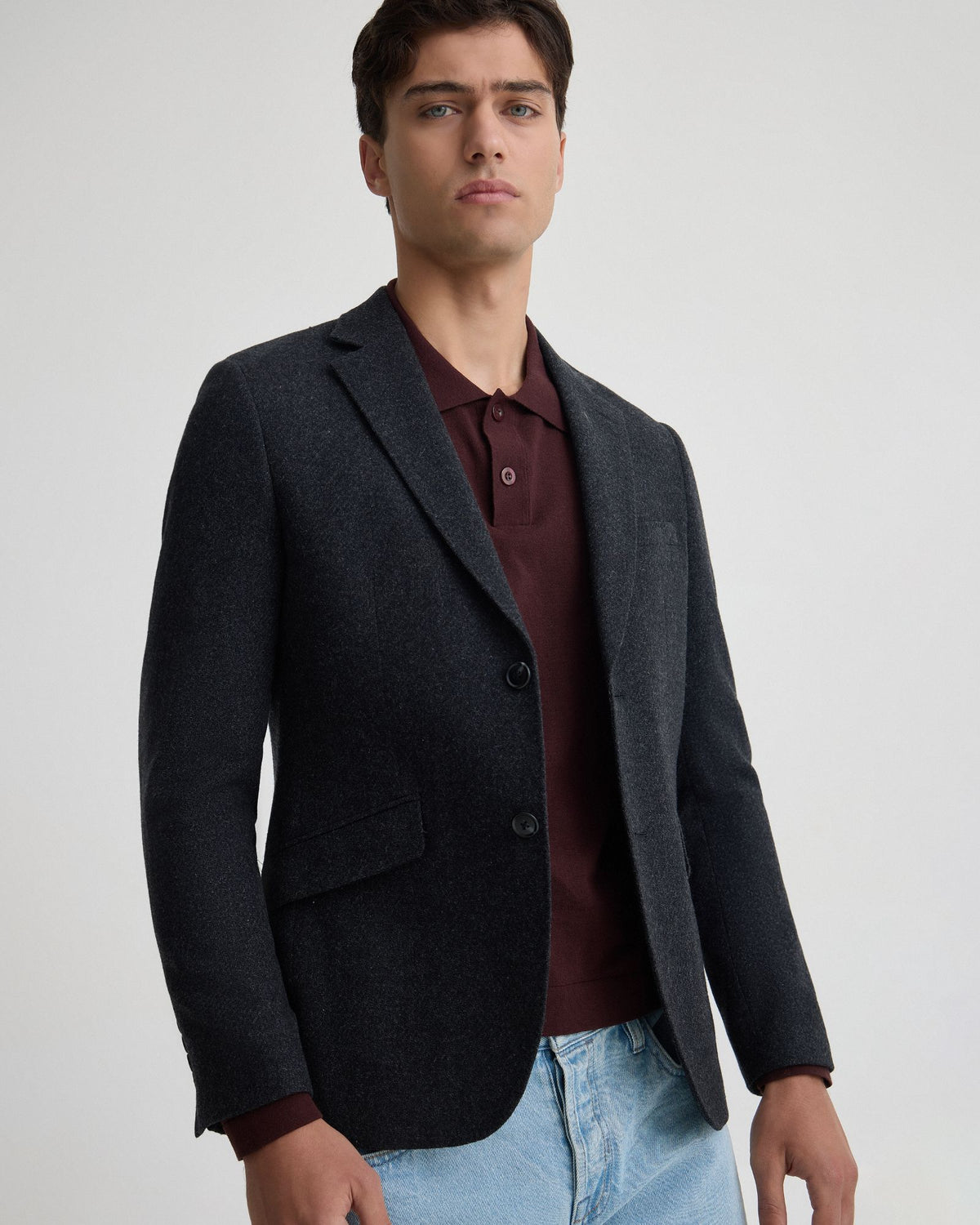 Blake Wool Blend Blazer MENS JACKETS AND COATS