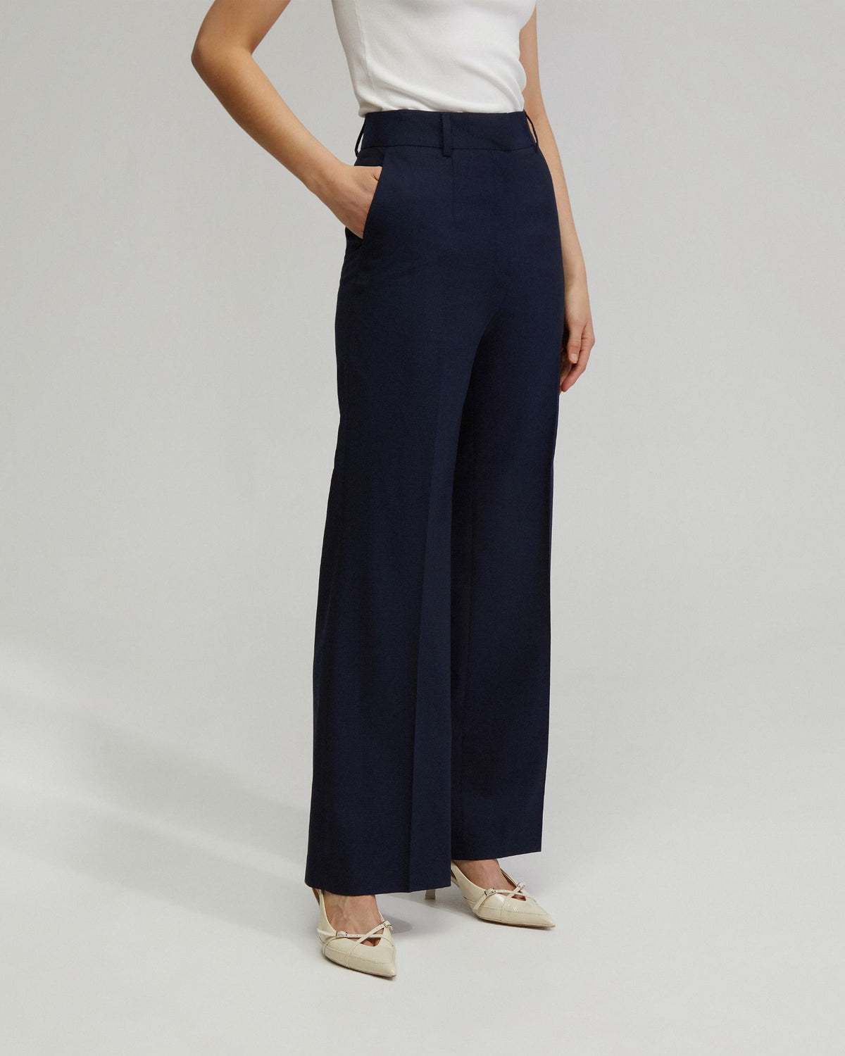 LYDIA WOOL STRETCH SUIT TROUSERS WOMENS SUITS JKTS COATS