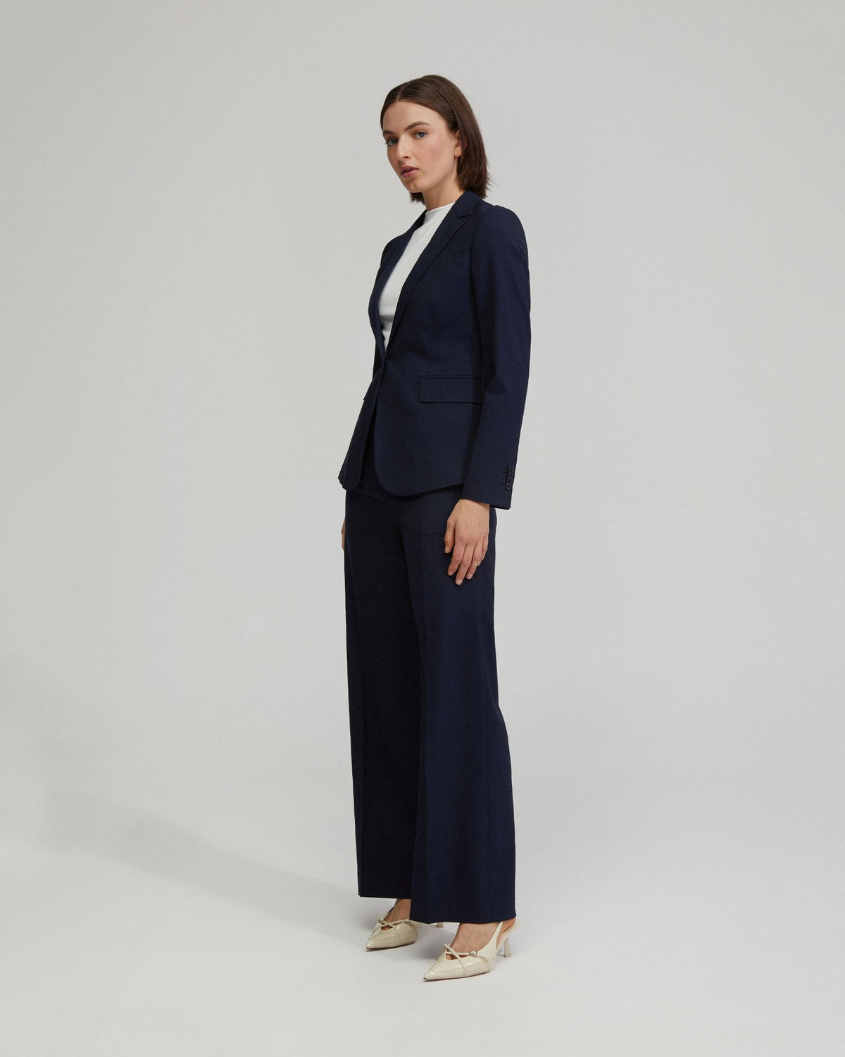 LYDIA WOOL STRETCH SUIT TROUSERS WOMENS SUITS JKTS COATS