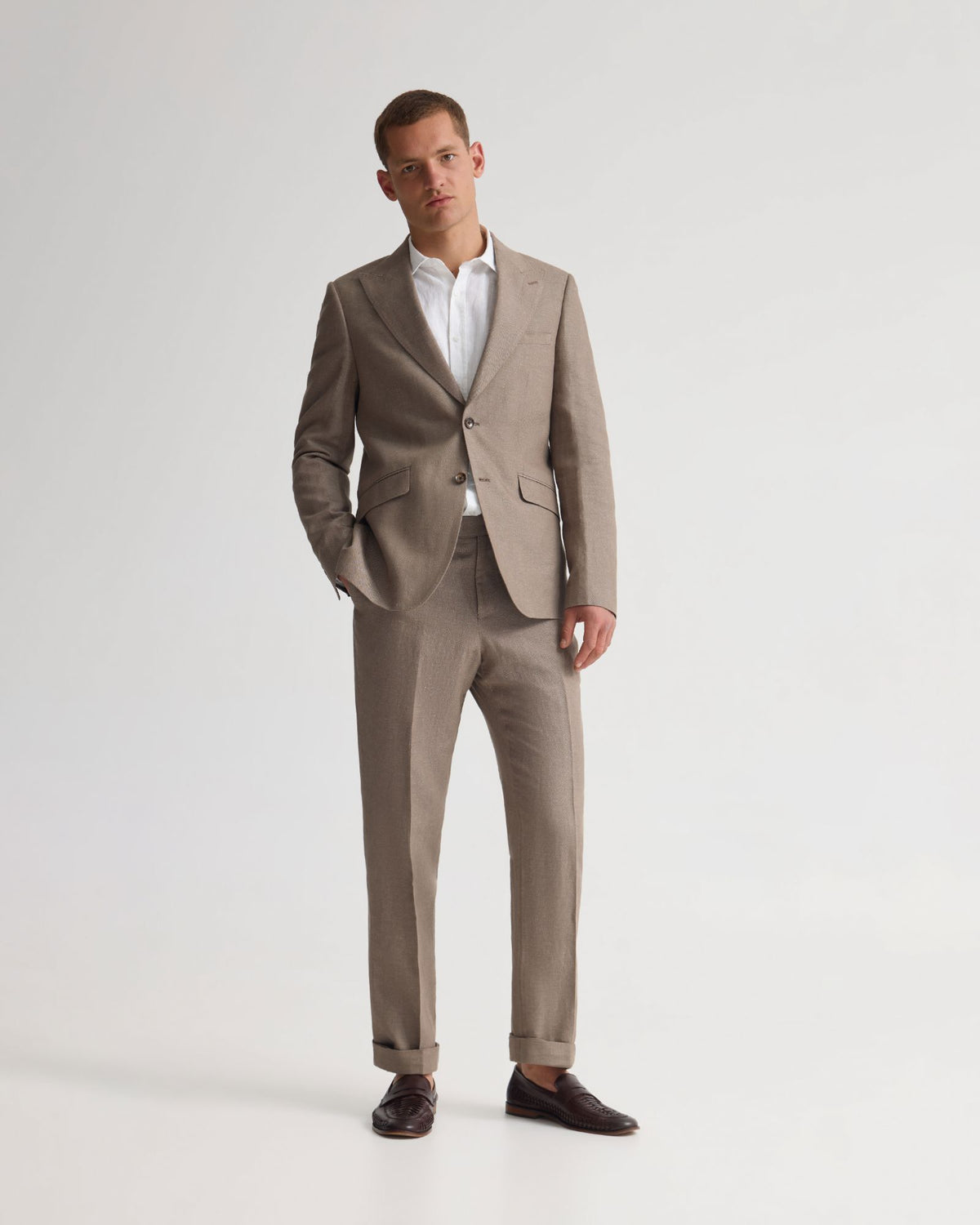Byron Linen Blend Pants MENS TROUSERS