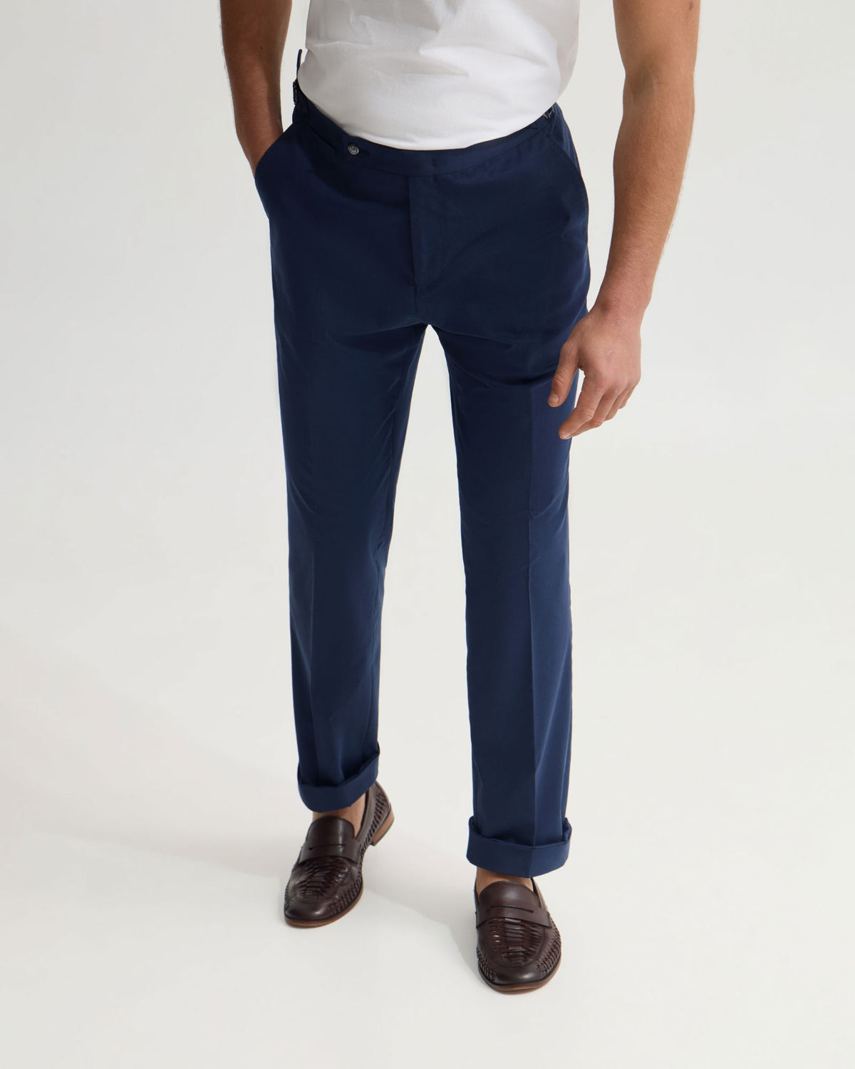 Bryon Pants With Side Tab And Cuff MENS TROUSERS
