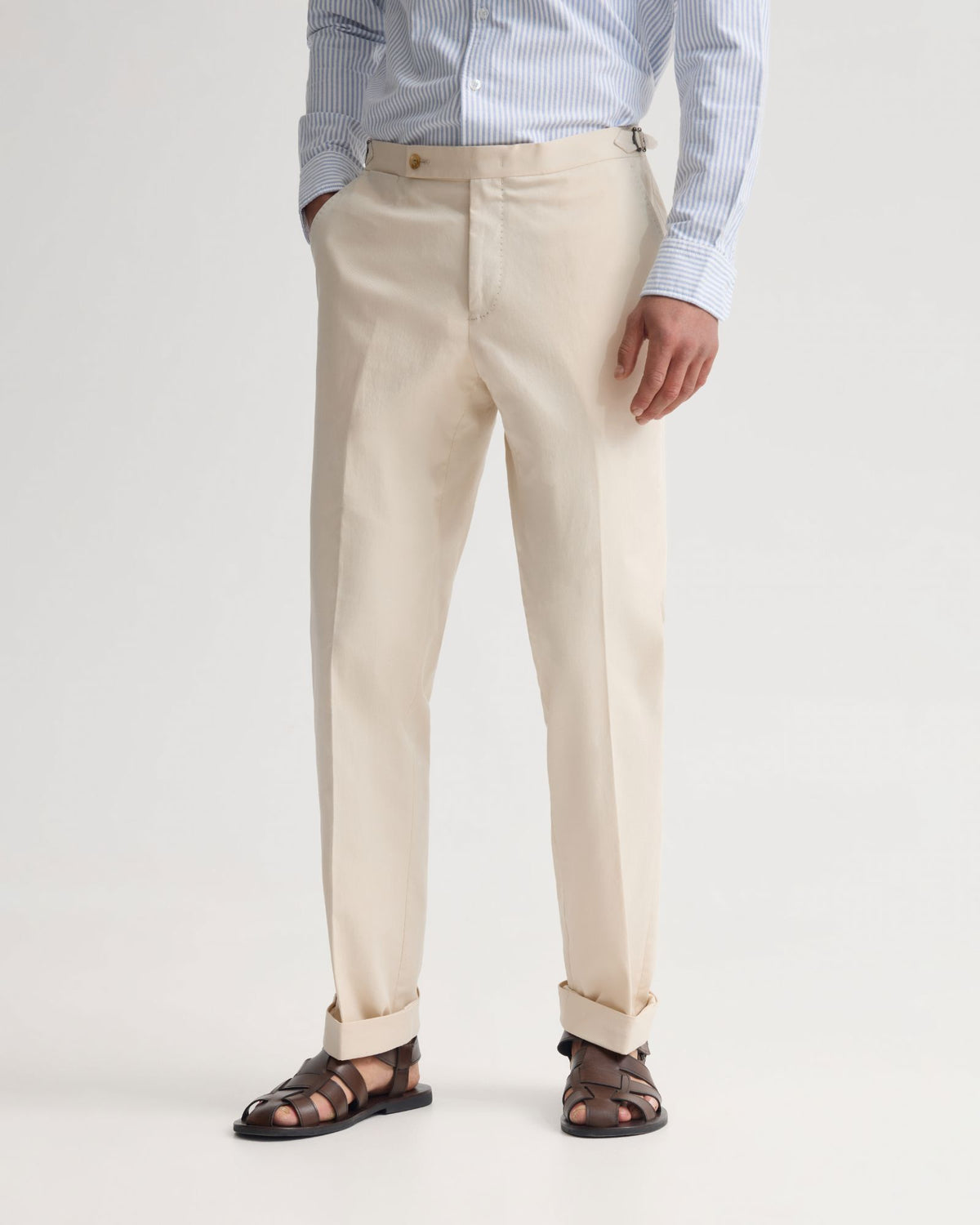 Bryon Pants With Side Tab And Cuff MENS TROUSERS
